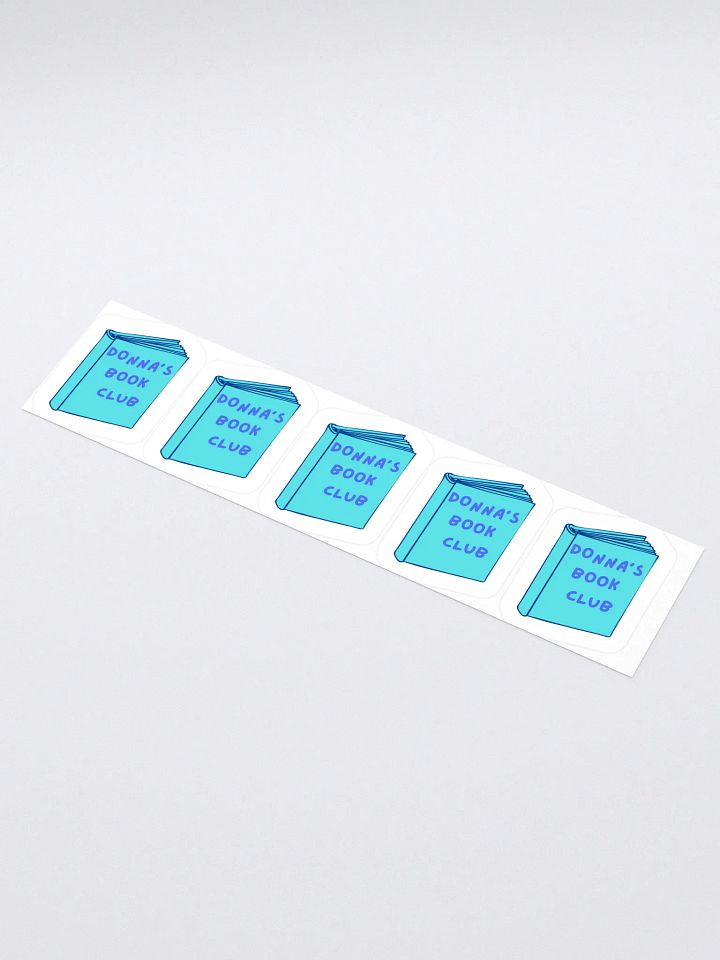 Donna's Book Club Kiss Cut Stickers (Set of 5) product image (1)