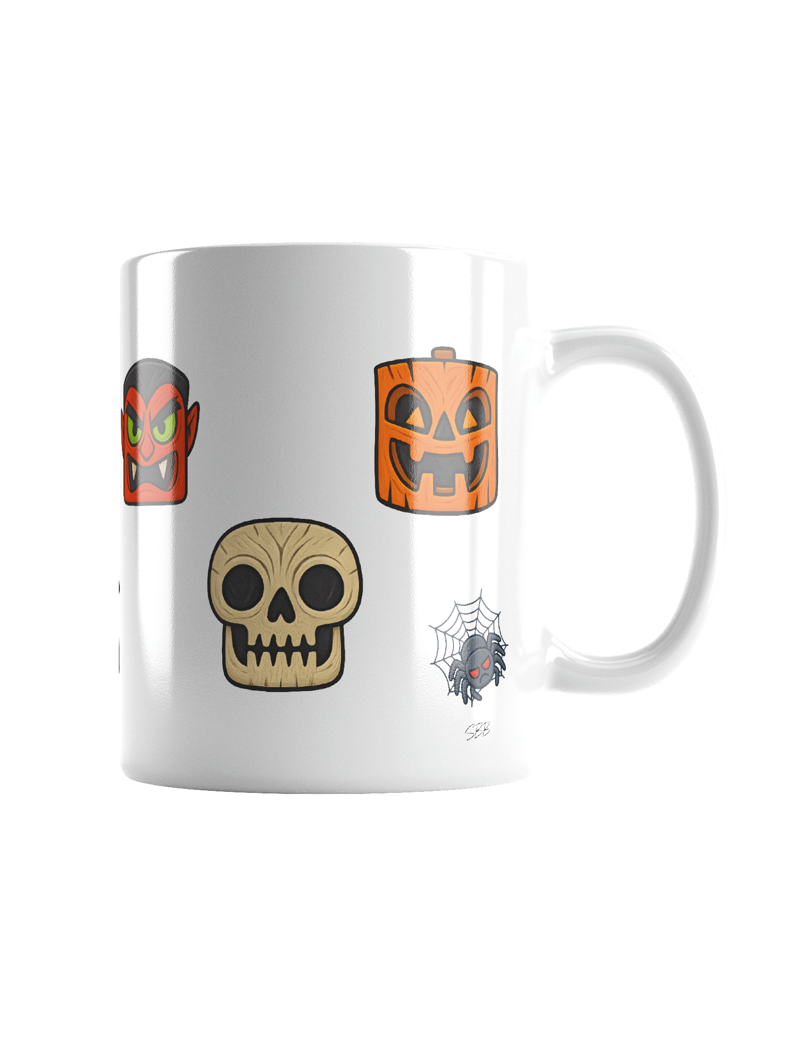 Halloween Tiki Emoji Mug - 3 Sizes! product image (2)