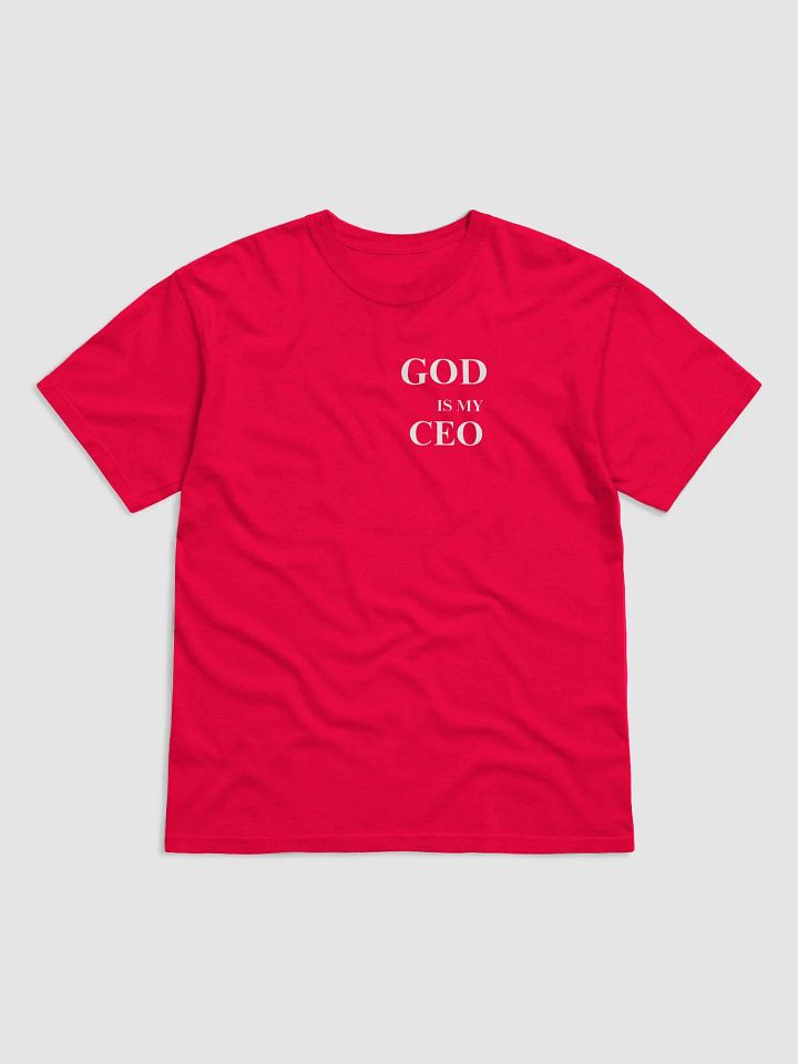 GOD IS MY CEO T-SHIRT (WHITE FONT) product image (42)