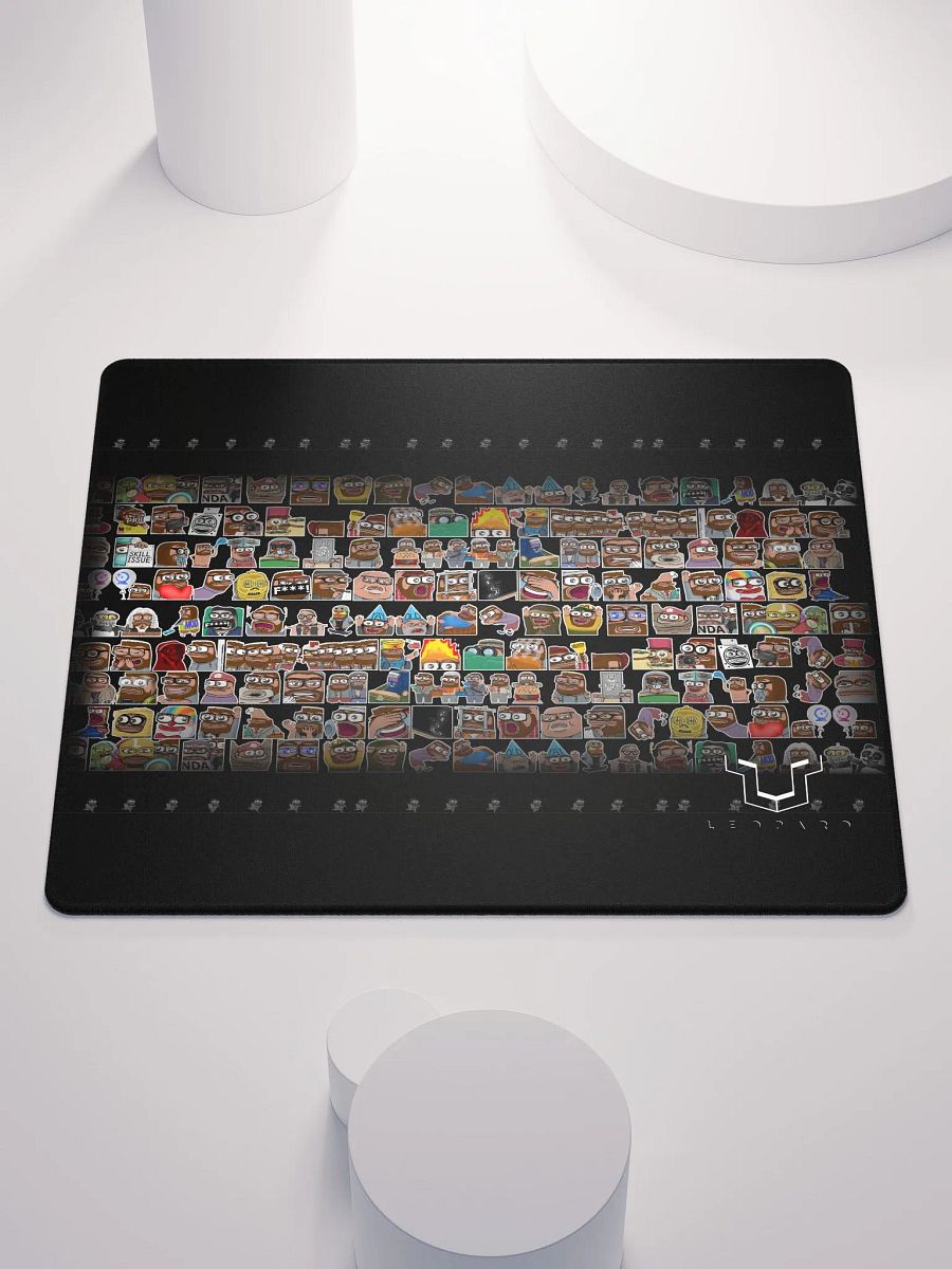 An emote collage mousepad 18x16 and 36x18 WOW product image (1)