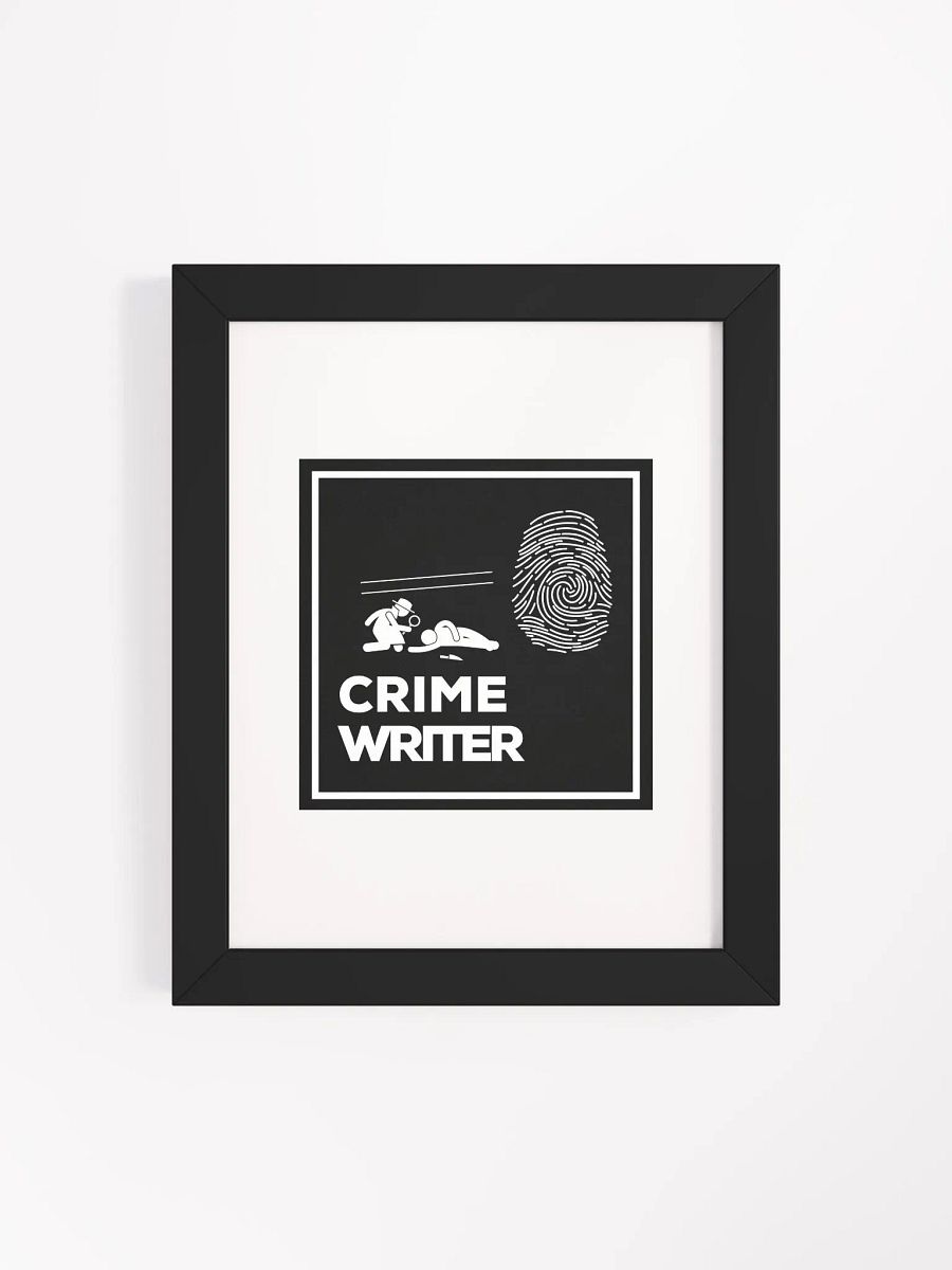 Crime Writer Framed Poster Print product image (73)