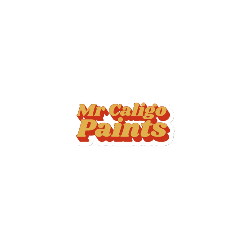 Mr Caligo Paints - Die-Cut Magnet