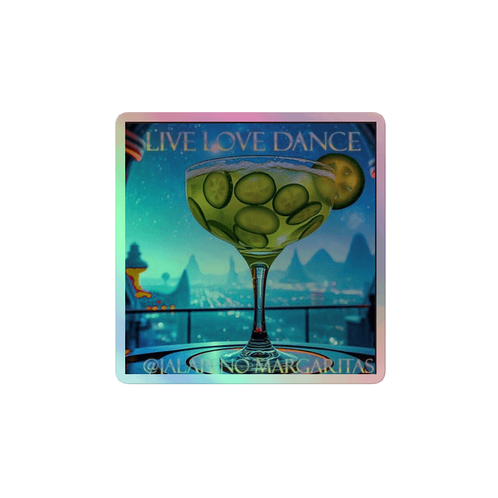 Jalapeno Margaritas Holographic Sticker Sheet product image (2)