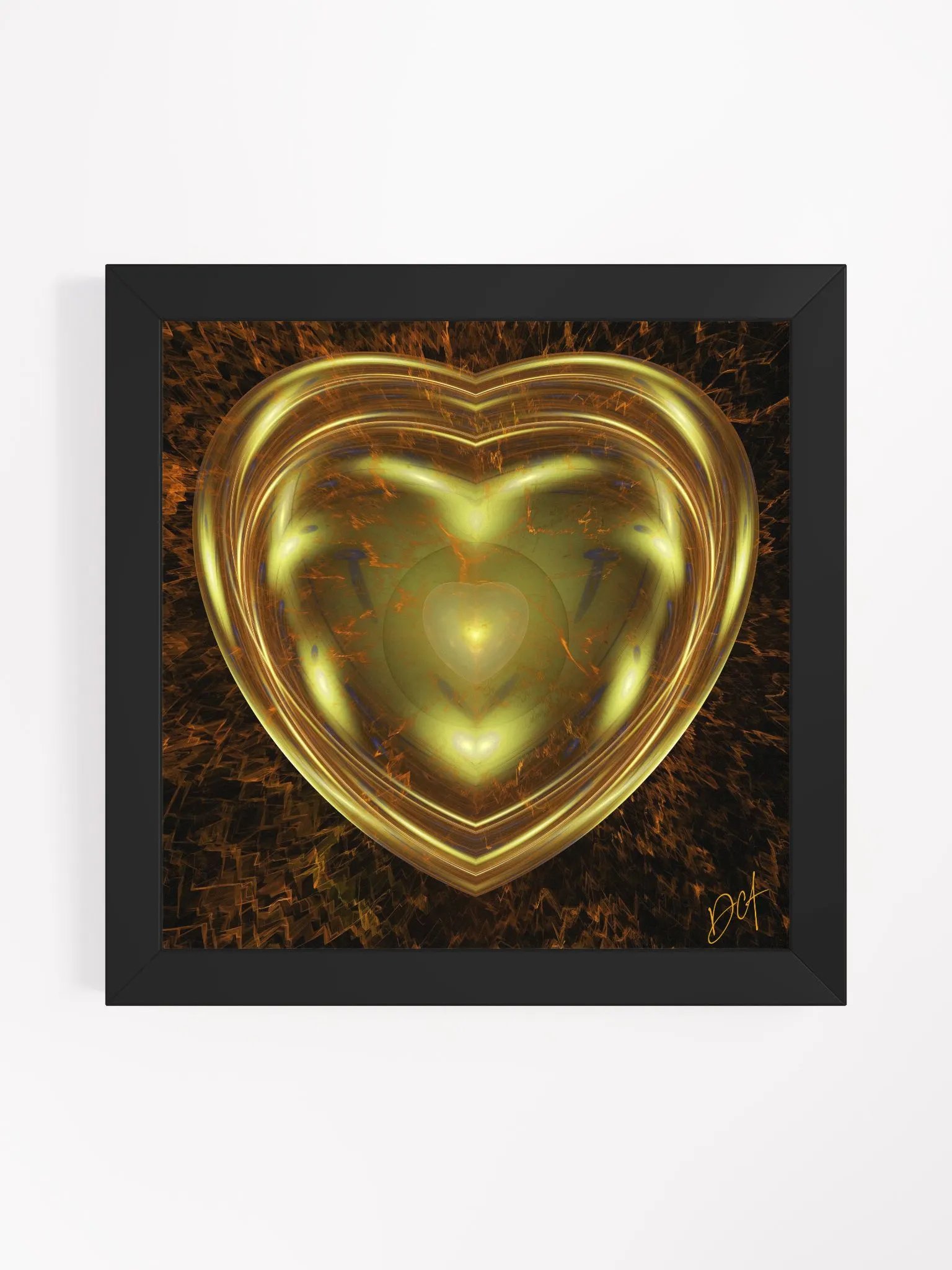 Ember Heart - Framed Matte Poster product image (1)