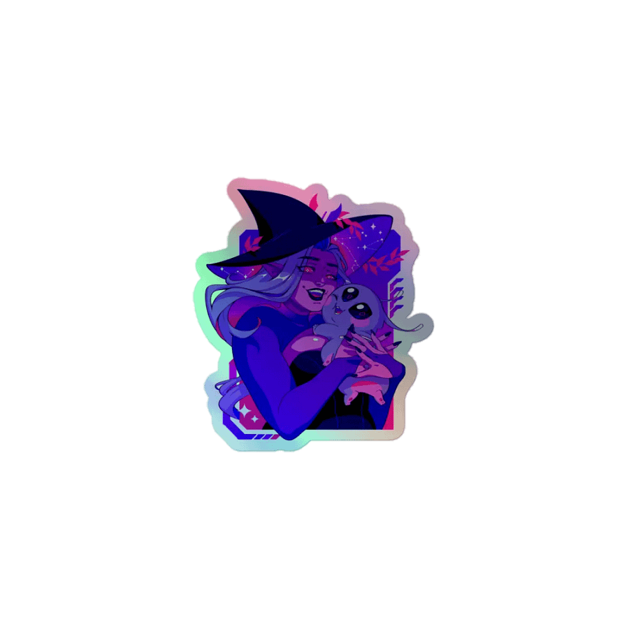Cyber Stim Holographic Sticker product image (3)