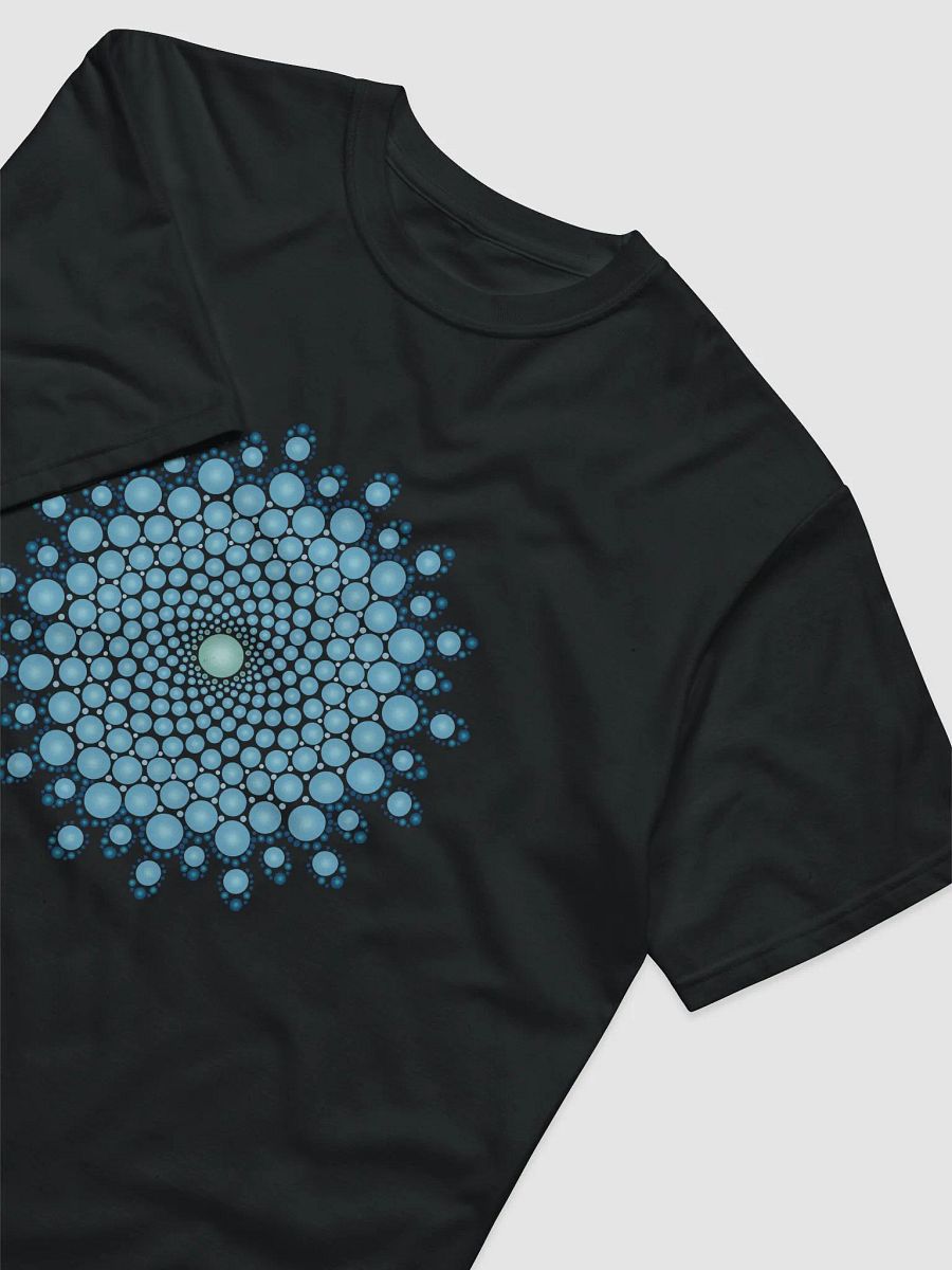 Blue Dot Mandala Unisex Organic T-Shirt product image (3)