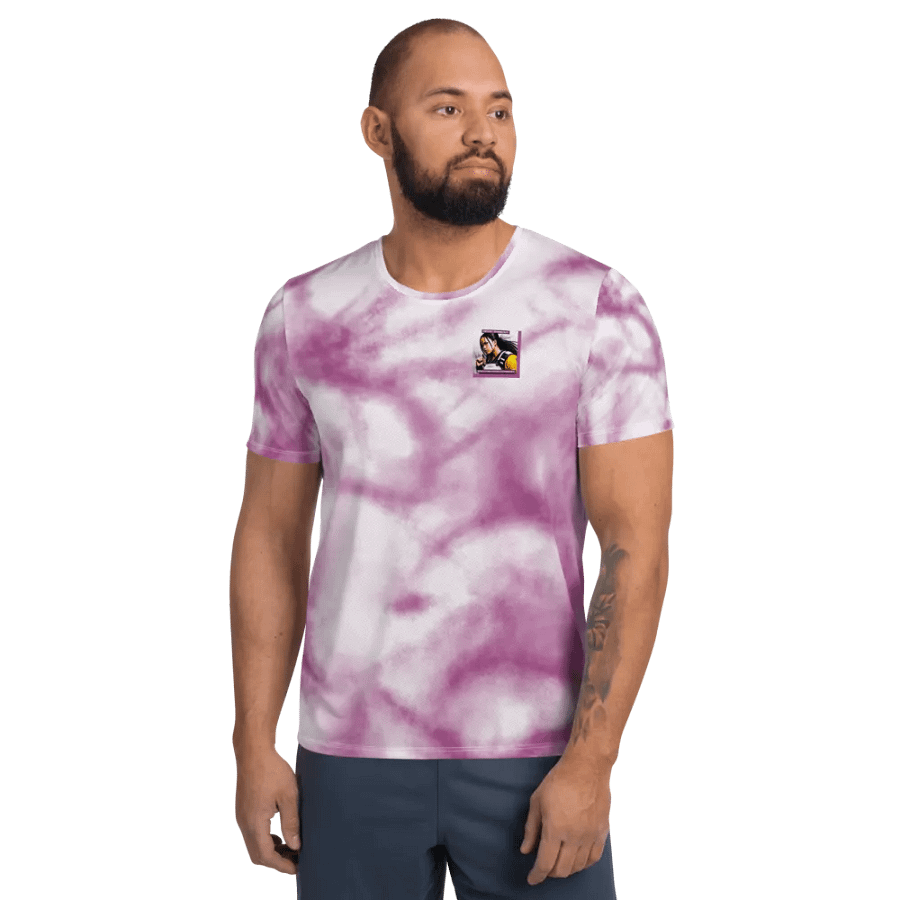 Marbled Knight All-Over Athletic Tee product image (1)