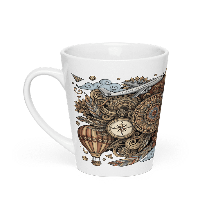 Intricate Earth Tones Travel Mandala Mug product image (1)