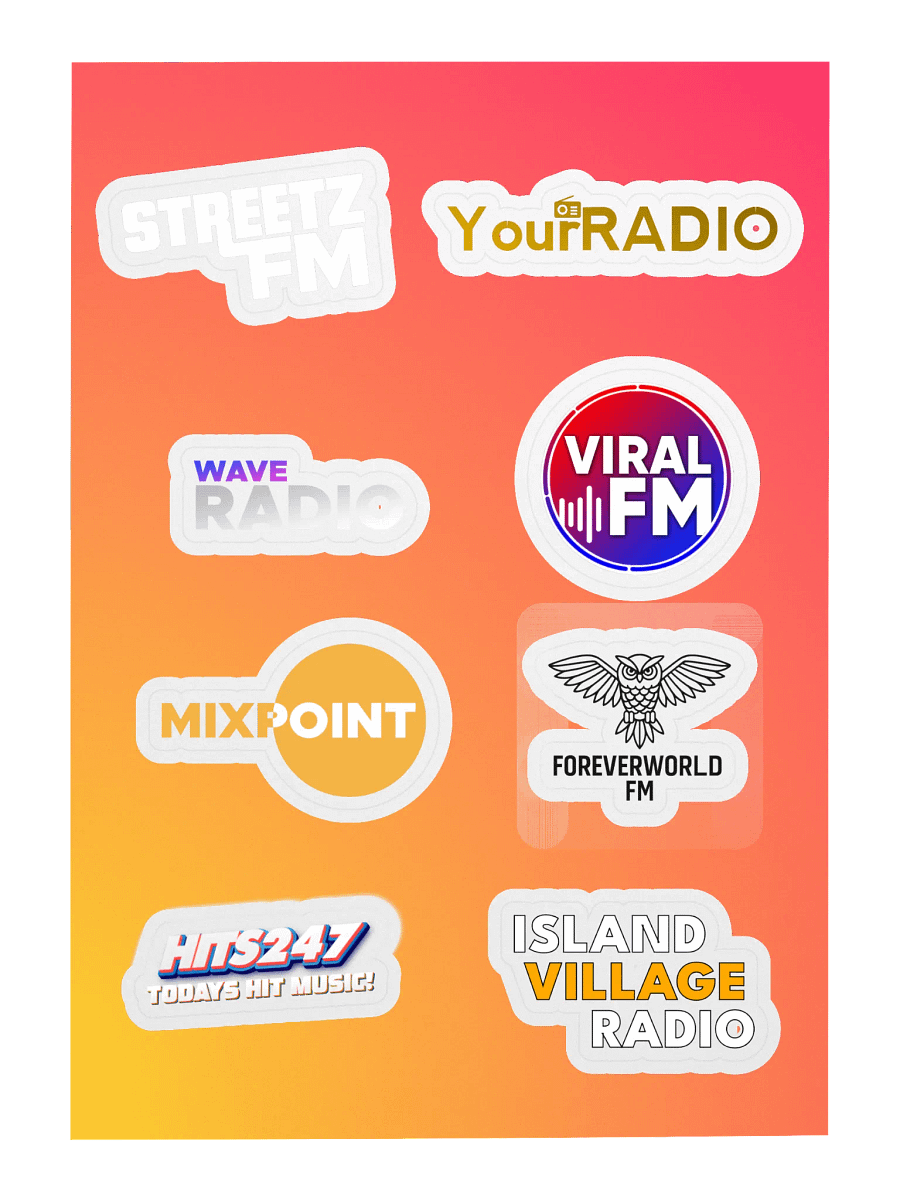 TMG Radio Sticker Variety product image (3)