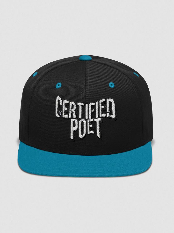 "Certified Poet" Yupoong Wool Blend Snapback Cap product image (1)