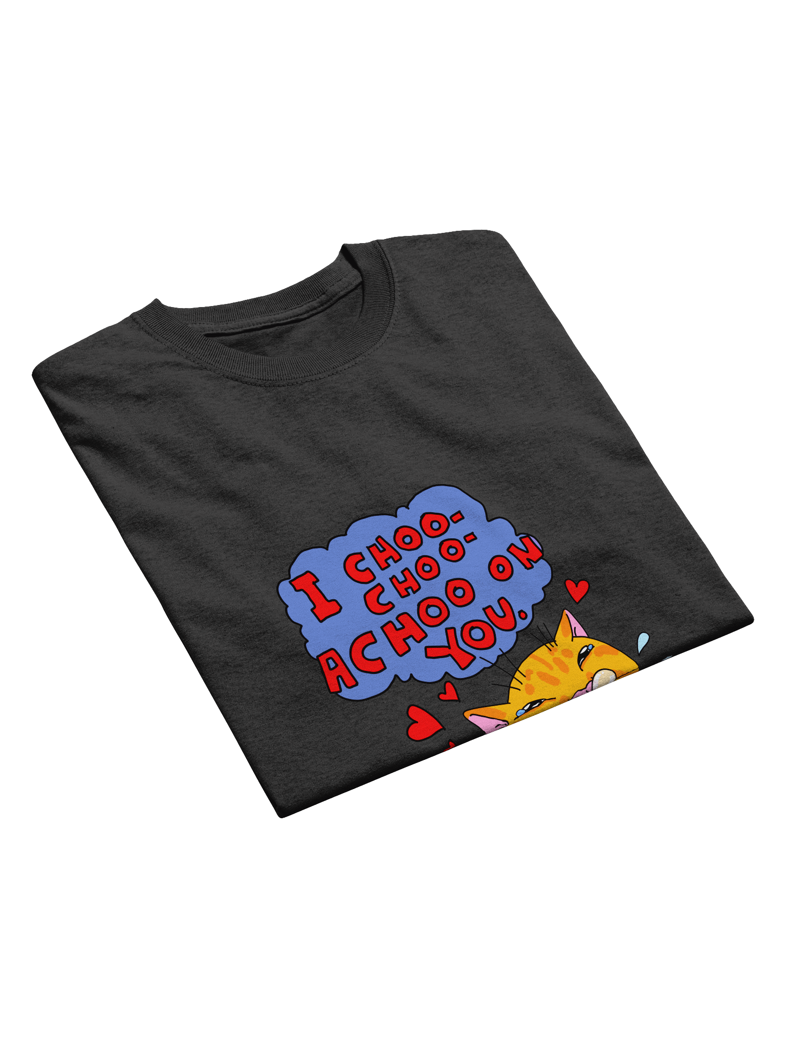 Achoo on You Orange Cat Classic T-Shirt Multicolor product image (5)