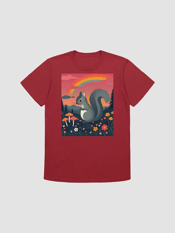 Rainbow Sunset Squirrel T-Shirt product image (1)