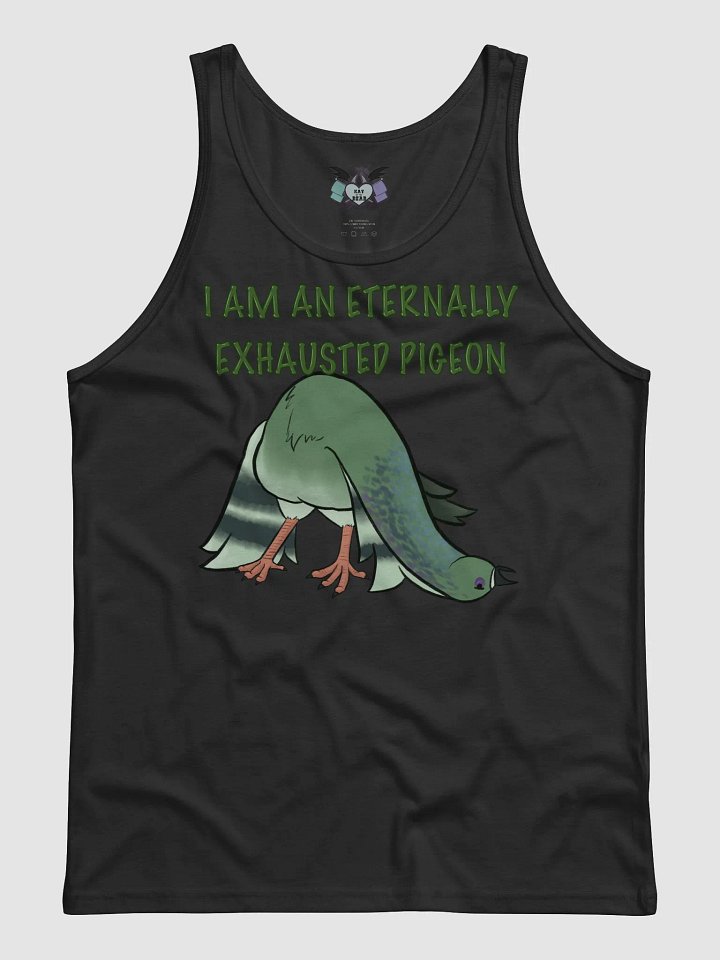 Eternally Exhausted Pigeon Jersey Tank product image (1)