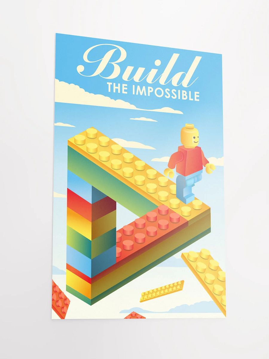 Build The Impossible Triangle | Limited Edition Poster product image (3)