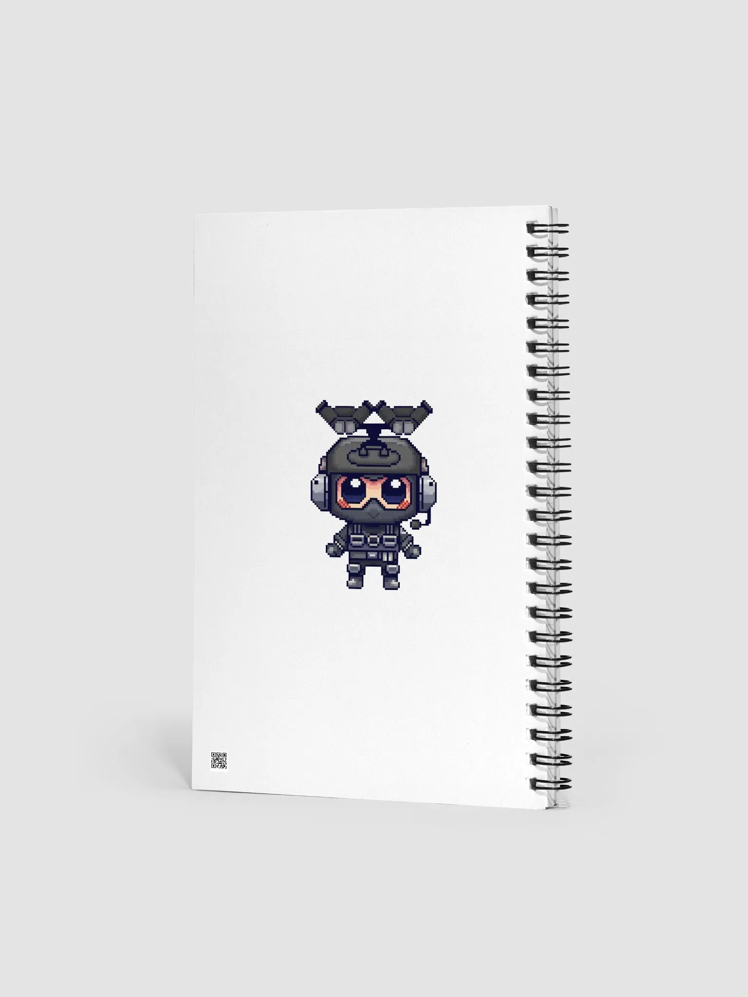 White Tactical Notebook By TikTok Creator SpSoldierPixel product image (2)