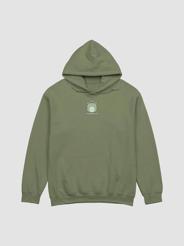 I Am Overwhelmed Frog Hoodie product image (1)