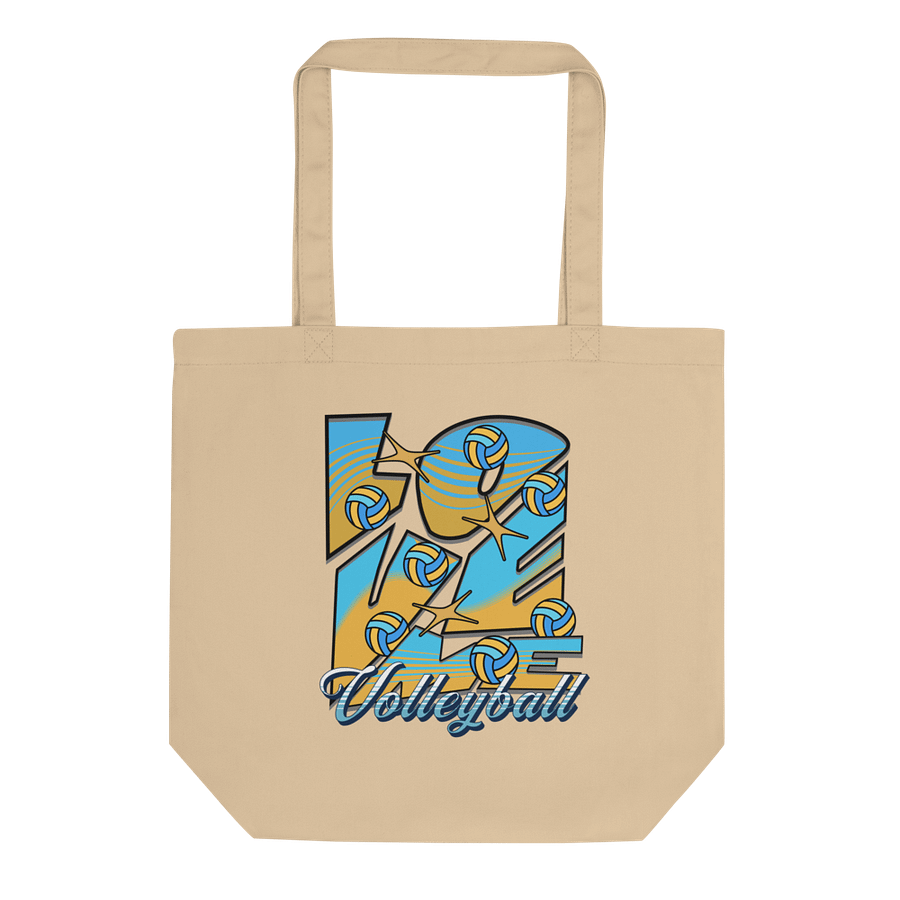 Love Me Volleyball Eco-friendly Organic Tote Bag product image (1)