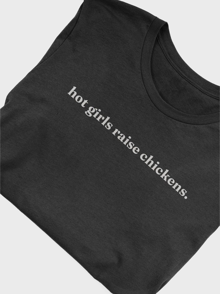 Hot Girls Raise Chickens Tee - White Print product image (5)