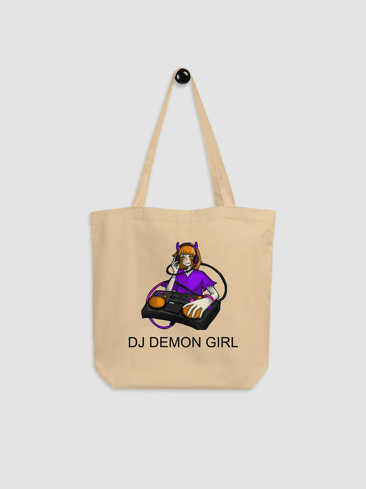 DJ Demon Girl Eco Tote Bag product image (2)