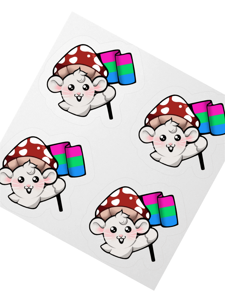 Polysexual Pride Flag Stickers product image (2)