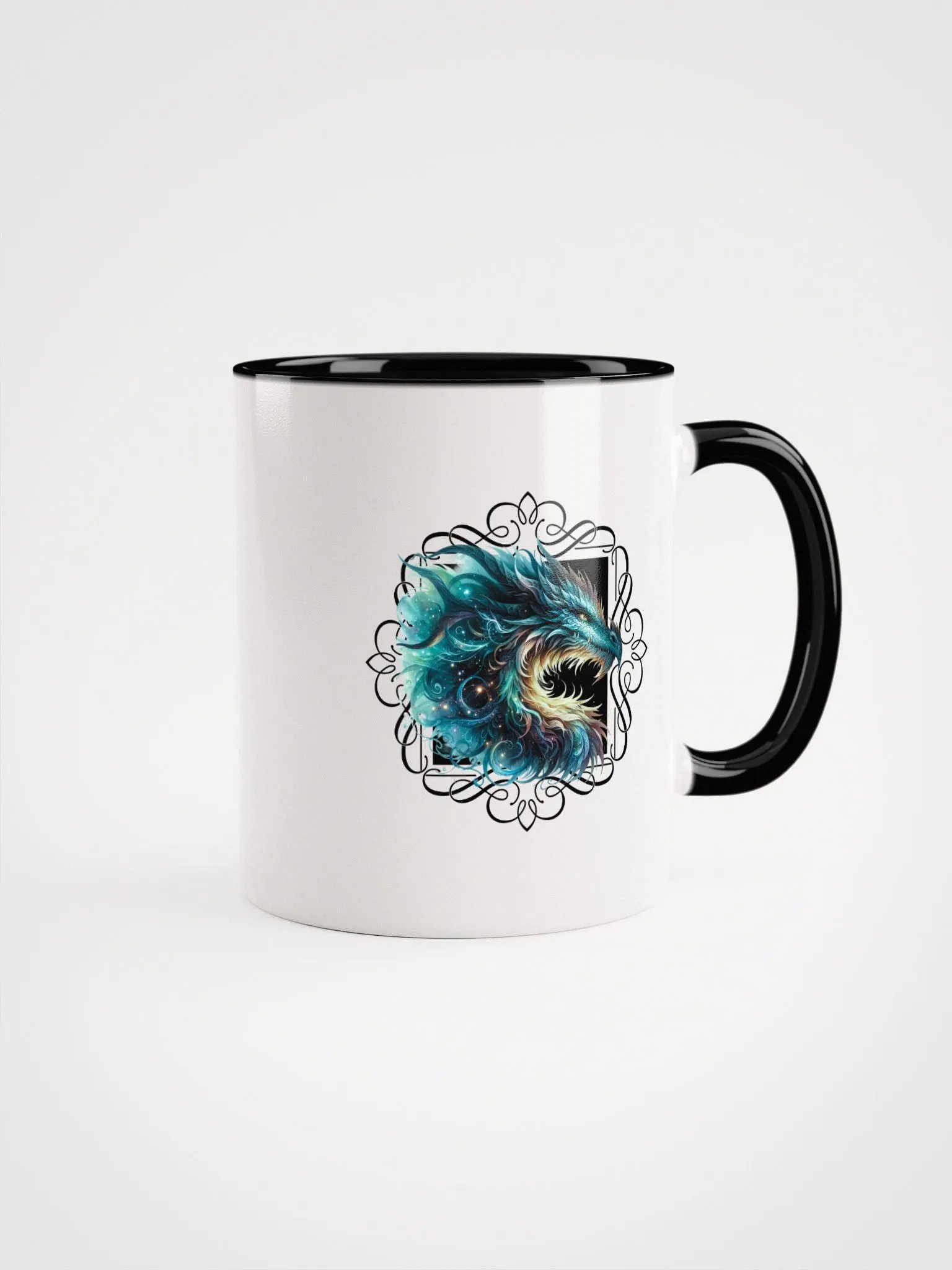 Mystic Aqua Dragon Two Tone Mug product image (2)