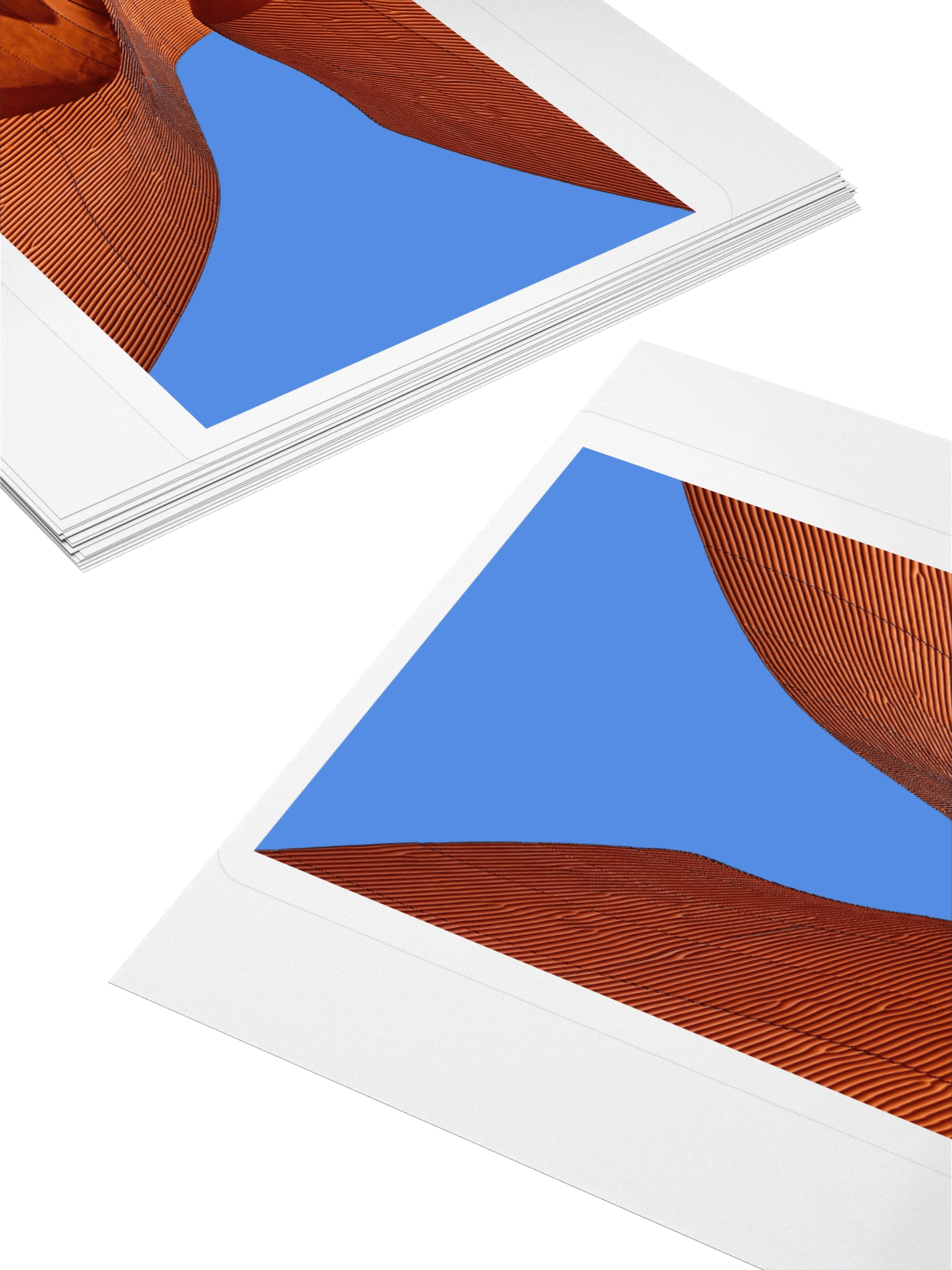 Modern Abstract Architecture Curved Facade Sticker product image (4)