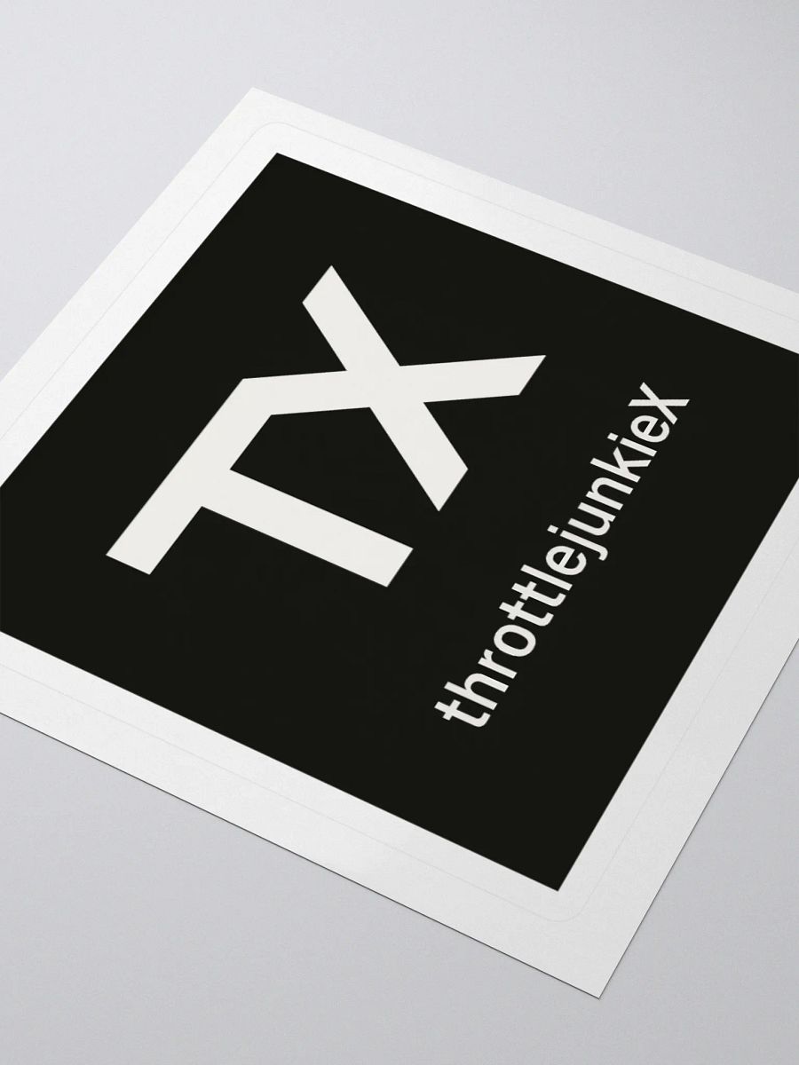 TX ThrottlejunkieX Kiss Cut Stickers product image (9)