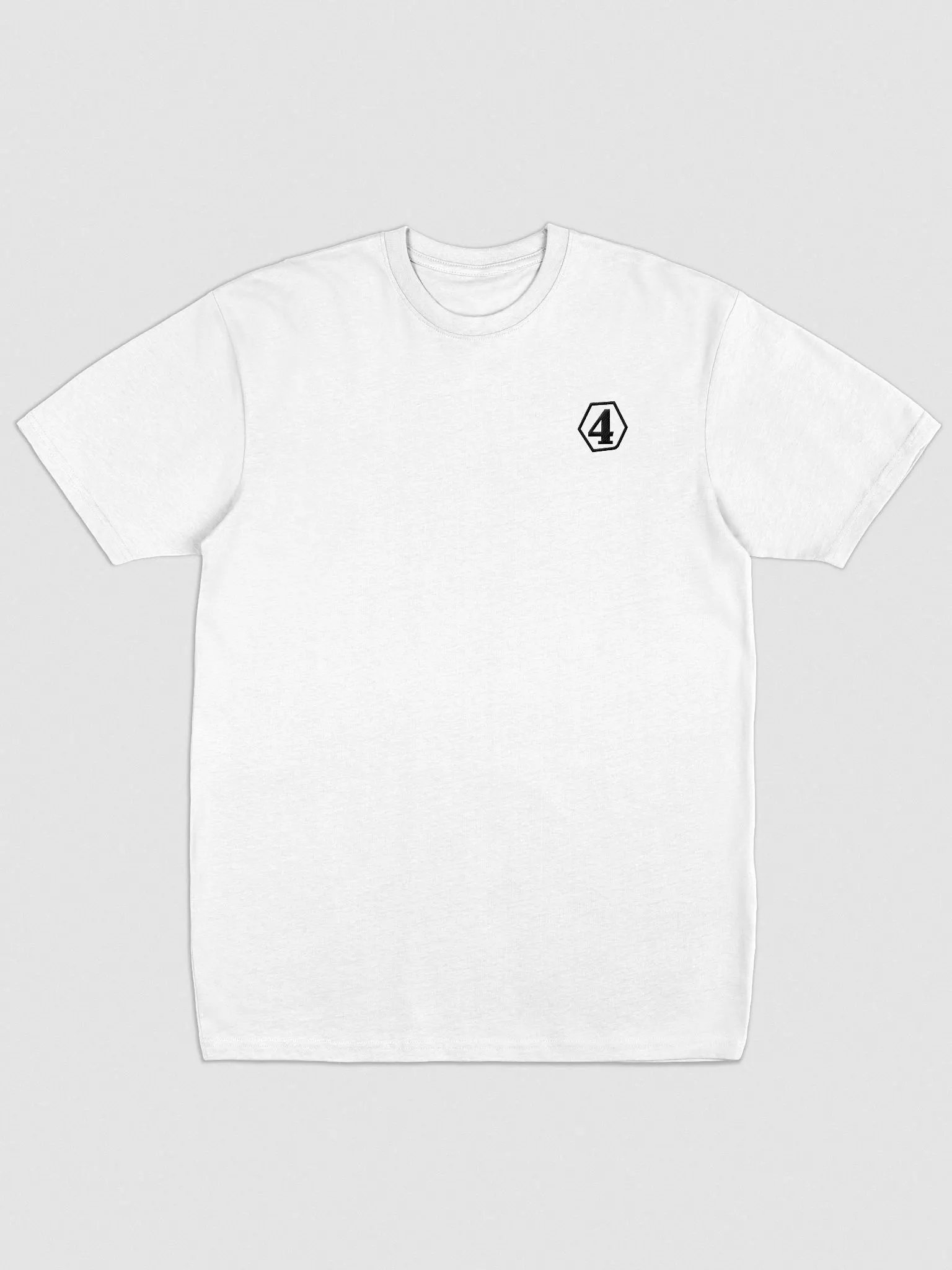 4 Mana embroided White T-Shirt product image (2)