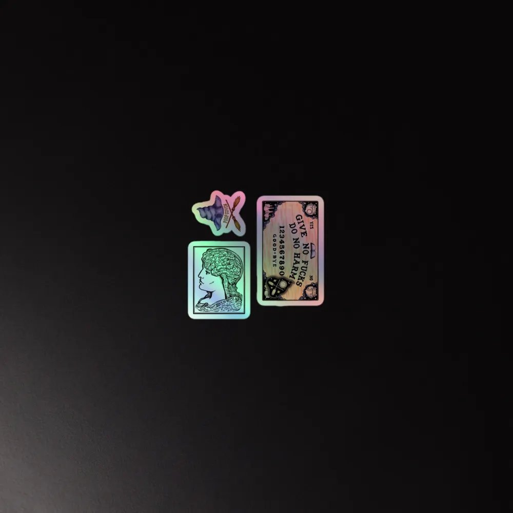 Witchy Academia Holographic Sticker Set product image (4)