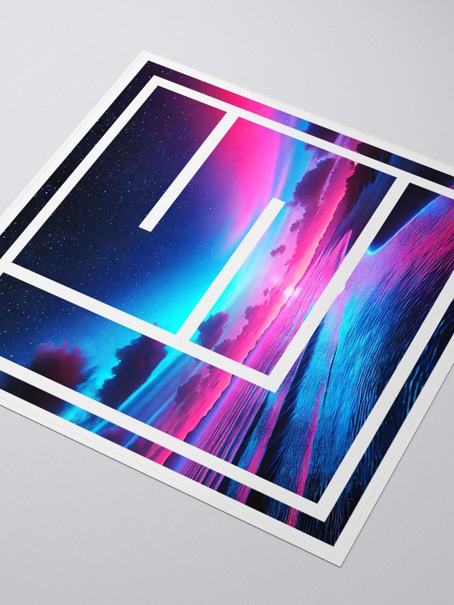 Neon Beach Sticker product image (3)
