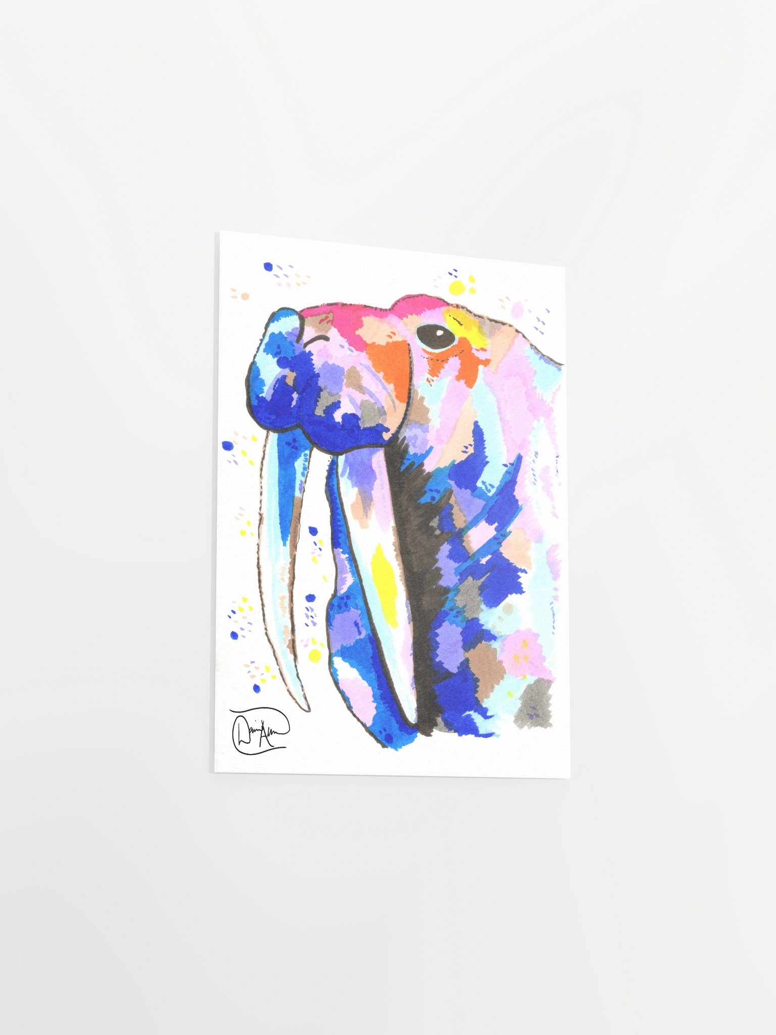 Walrus Watercolour Print product image (3)