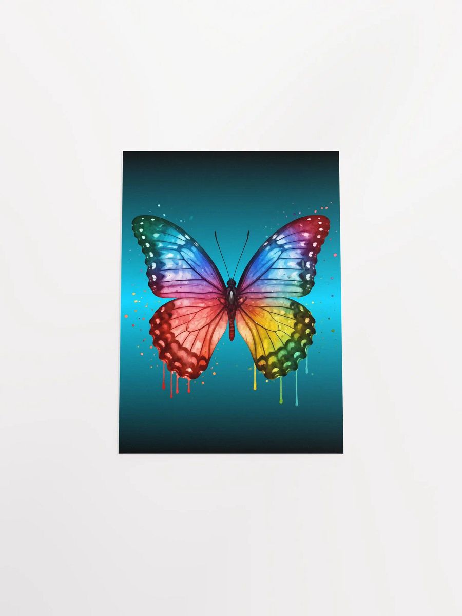 Rainbow Butterfly: Painted Elegance Poster product image (4)