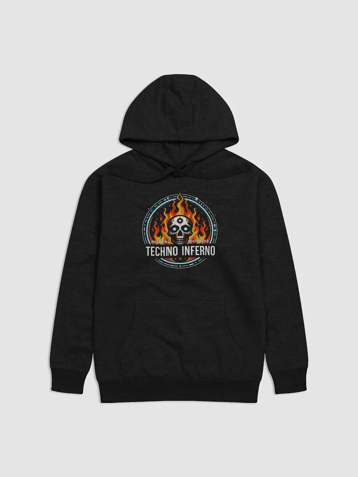 Techno Inferno Skull Hoodie product image (1)
