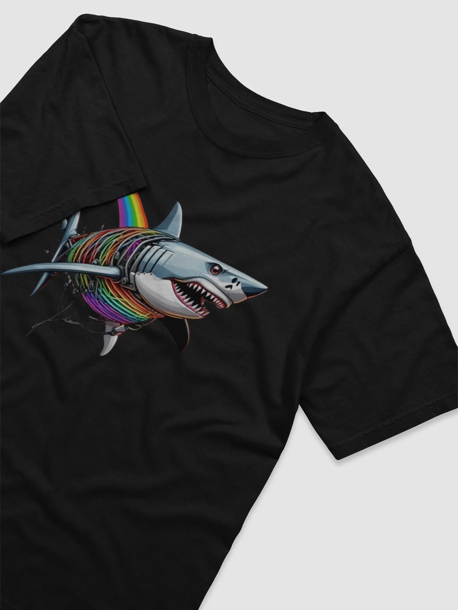 Shark Robot 1 - T Shirt product image (11)