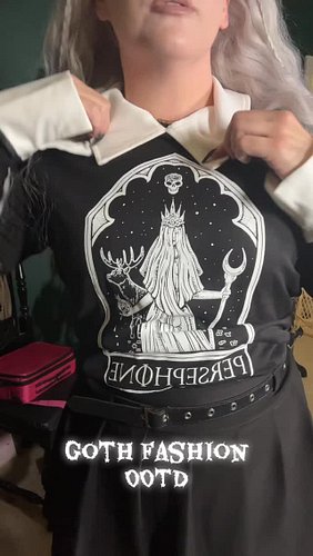 Goth Fashion Outfit of the day ❤️ #goth #gothfashion