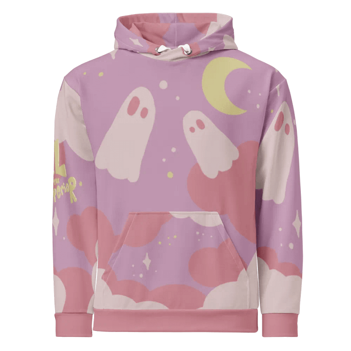 Pink Cloud Ghost Hoodie product image (1)