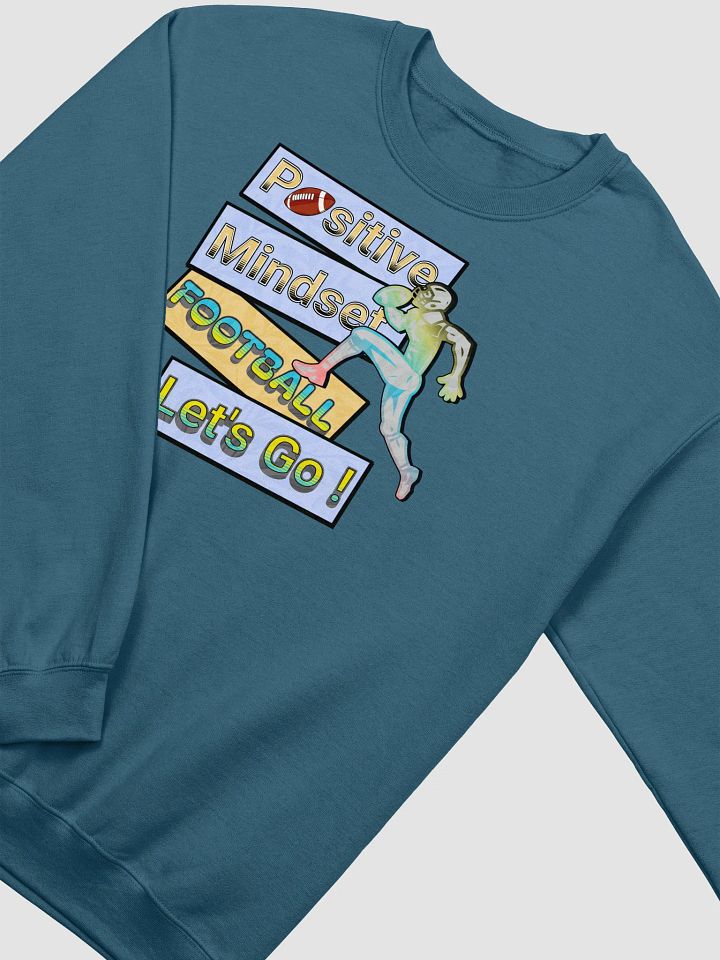 Positive Mindset Football Graphic Sweatshirt product image (12)