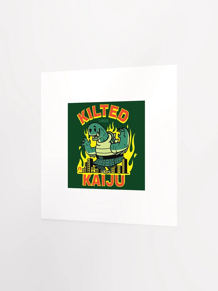 Kilted Kaiju unframed poster product image (2)
