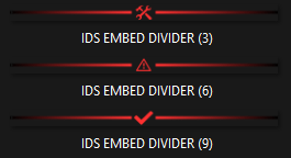 RedRum Embed Divider Bars product image (2)