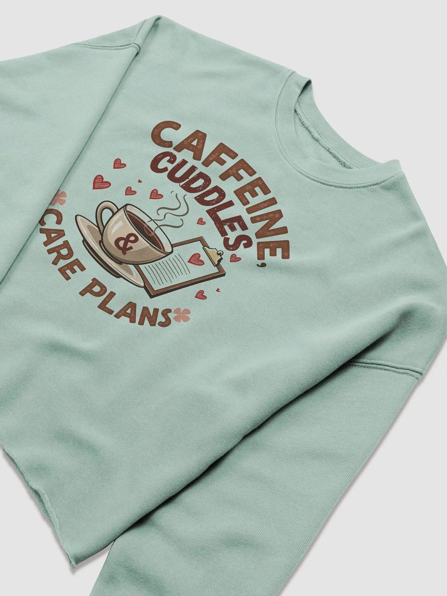 Caffeine & Cuddles Cozy Crop Sweatshirt product image (10)