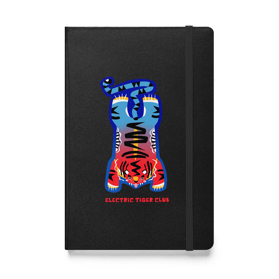 White Electric Tiger - Hardcover Notebook product image (1)