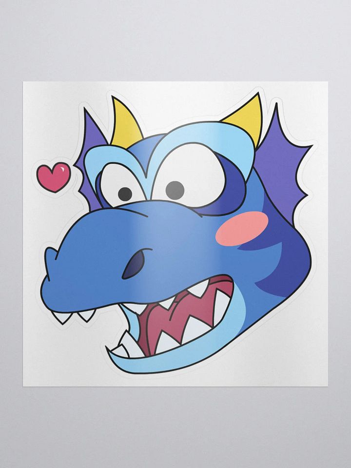 Love Dragon Blue Sticker product image (1)