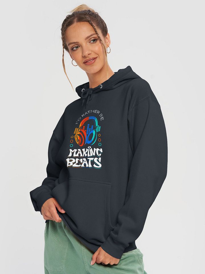 I’d Rather Be Making Beats – Vibrant Music Producer Hoodie for Beatmakers product image (2)