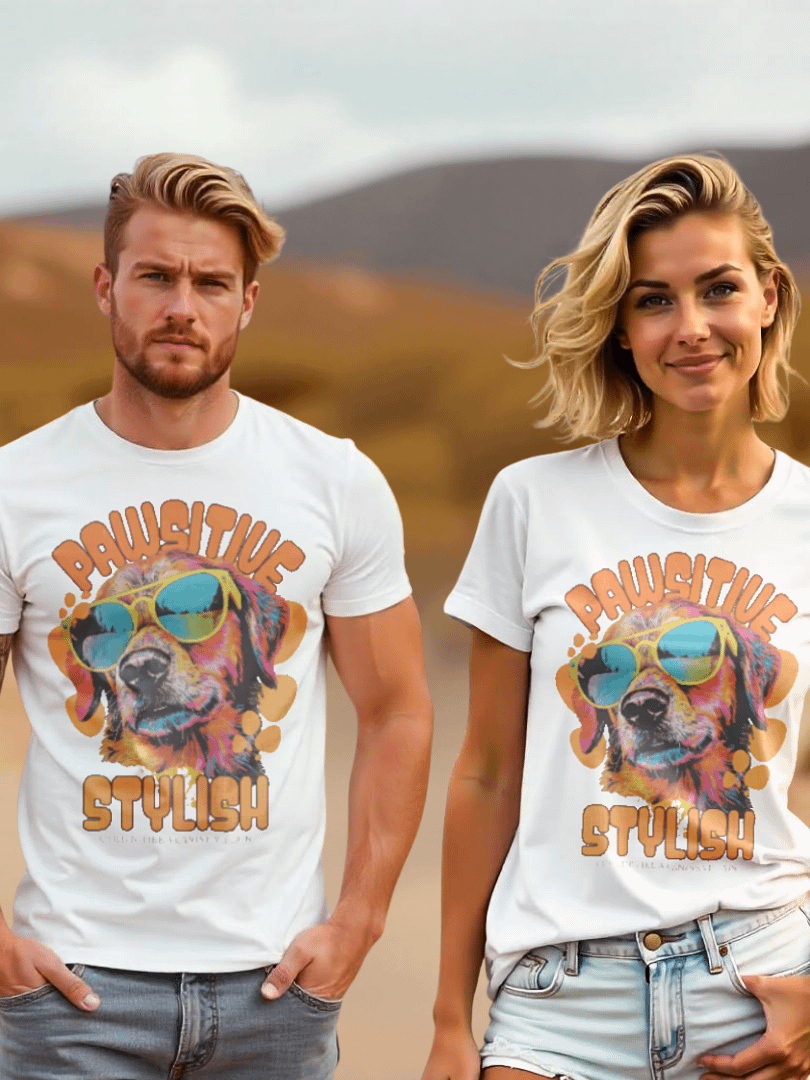 Pawsitive Stylish | Comfort Colors Unisex T-Shirt product image (1)