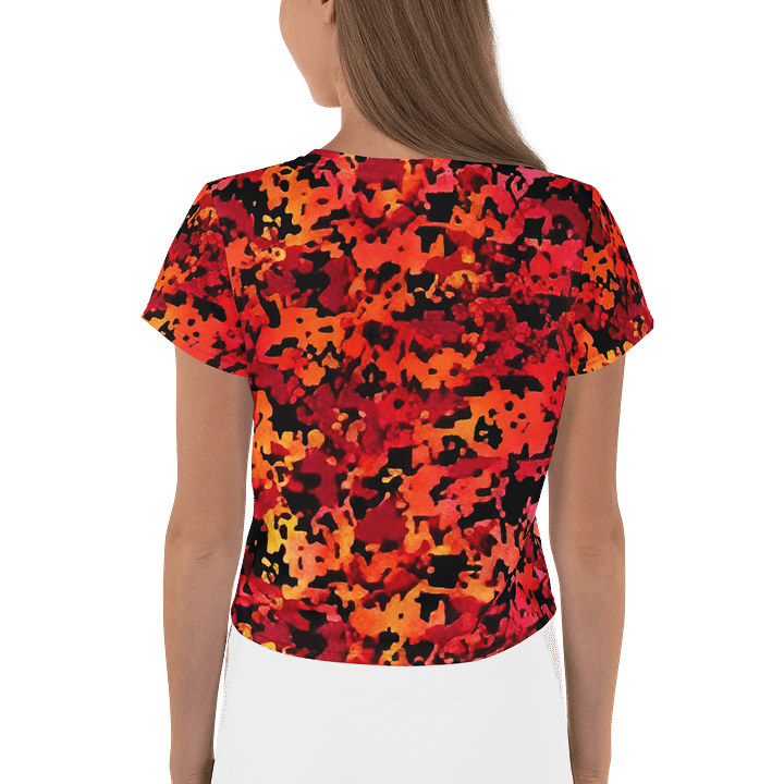 Flamenco Fire All-Over Crop Tee product image (2)
