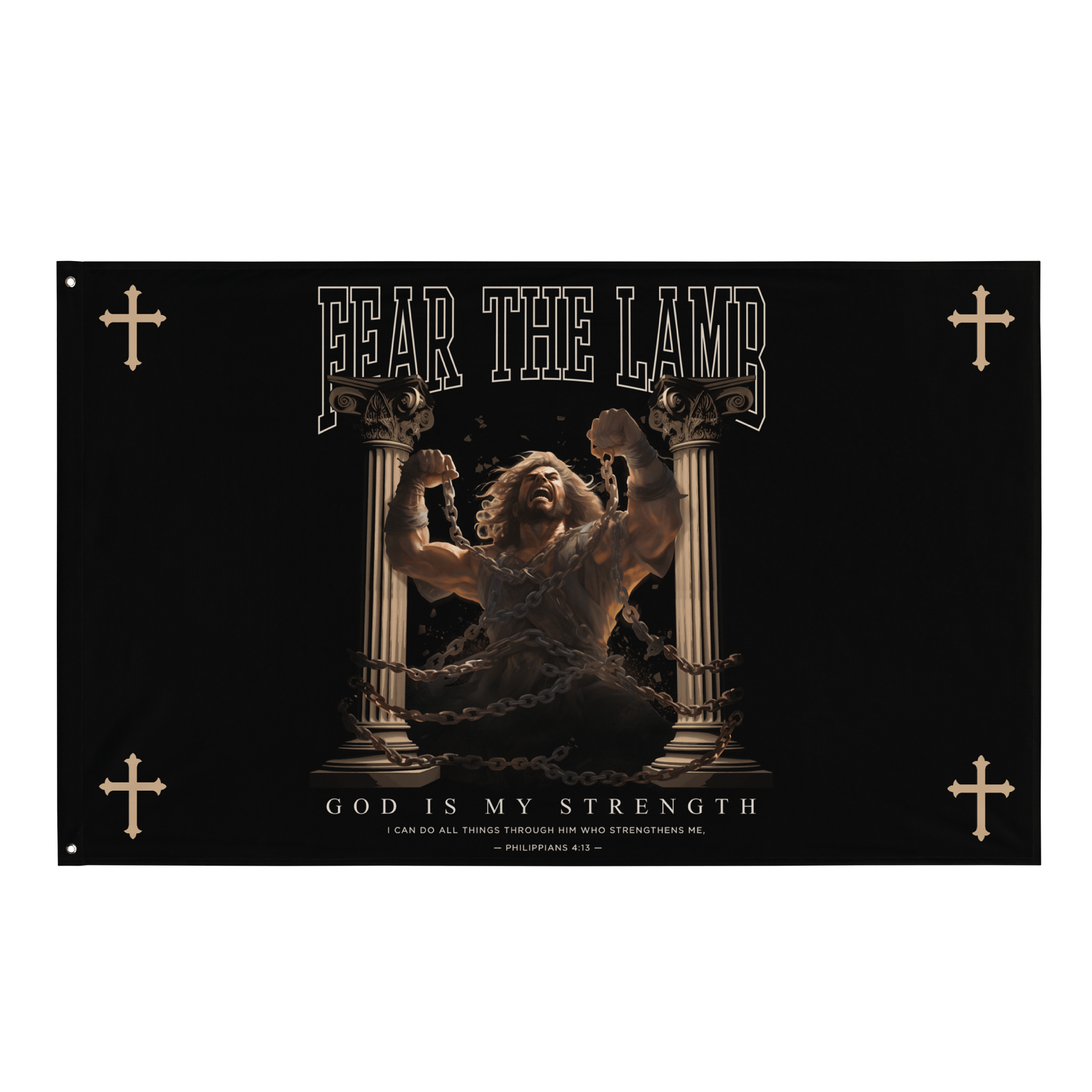 Samson - God is my strength - Flag product image (1)
