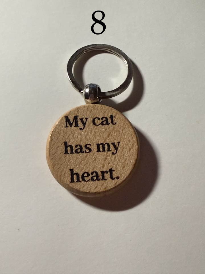 Pet Lover Vibes Wooden Keychains | Cat, Dog & Animal Designs | Gifts for Pet Parents(1) product image (8)