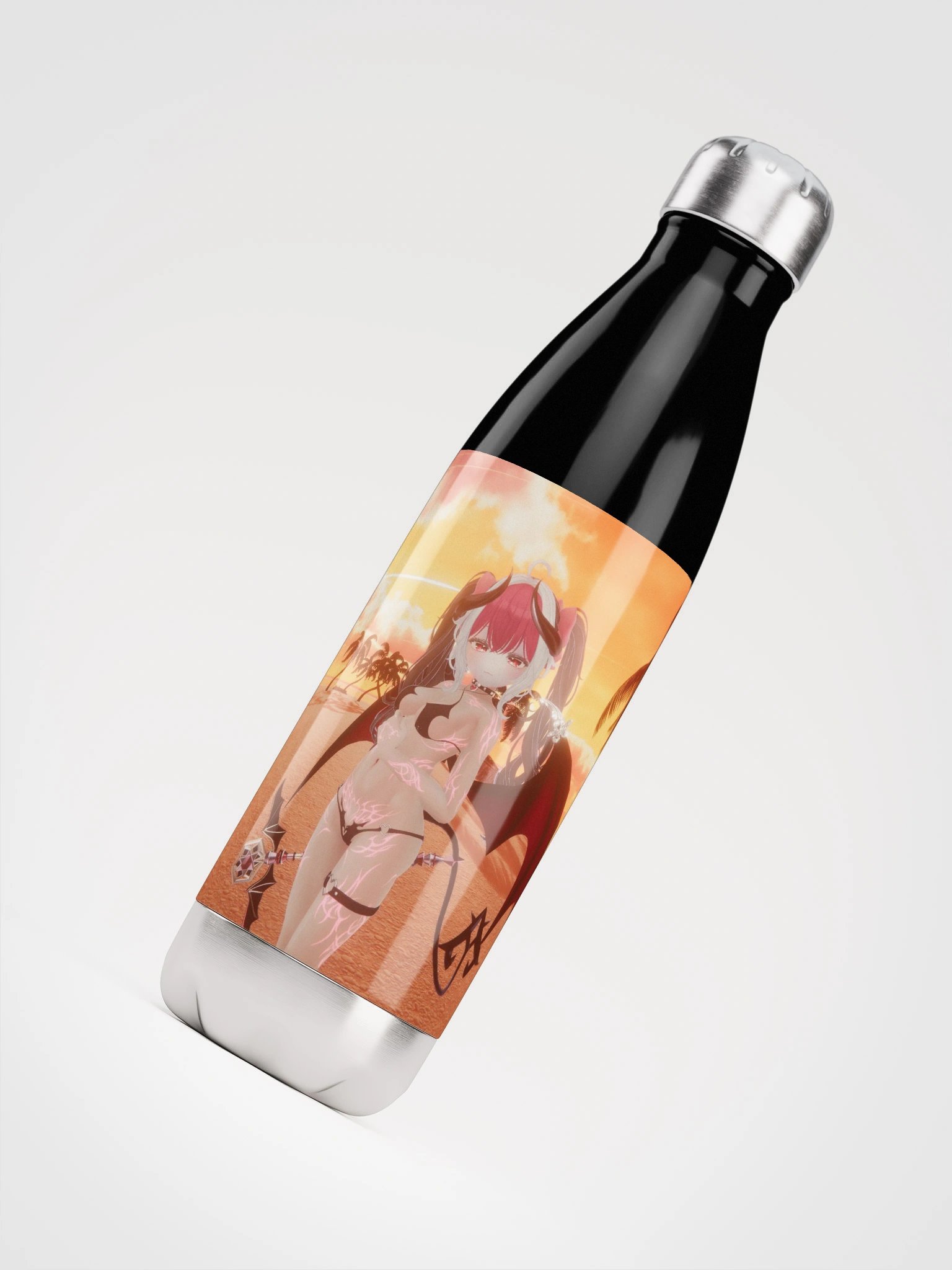 Sora Embers VT VRchat beach times Stainless Steel Water Bottle product image (4)