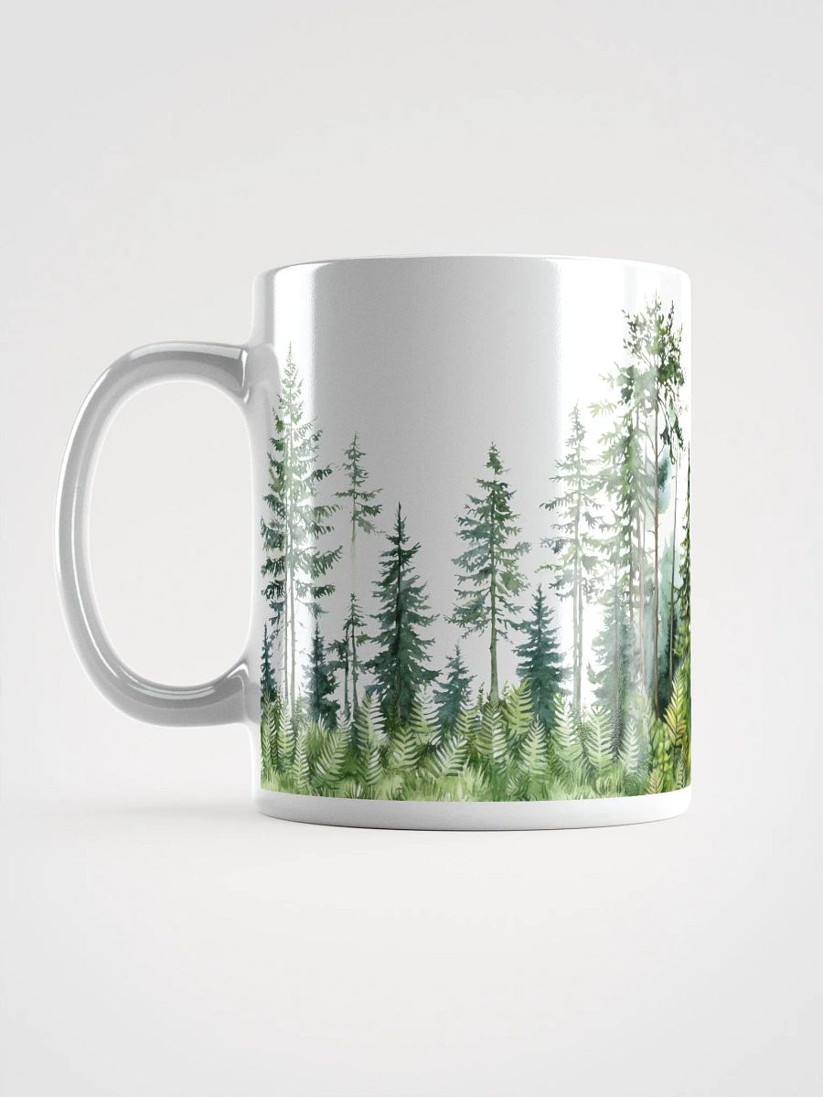Enchanted Forest White Glossy Mug product image (6)