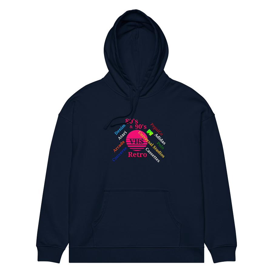Retro VHS Circle Unisex Hoodie product image (2)